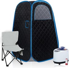 Foldable Portable Steam Sauna, Personal Sauna Tent for Home SPA with 1000w 2.2L