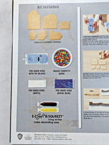 Harry Potter Castillo de Hogwarts Galleta Navidad Decoración Kit Nuevo En Caja!! - Imagen 5 de 6