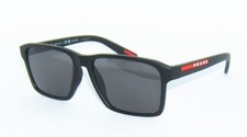 PRADA LINEA ROSSA PS 05YS DG002G MATTE BLACK DARK GREY POLARIZED SUNGLASSES