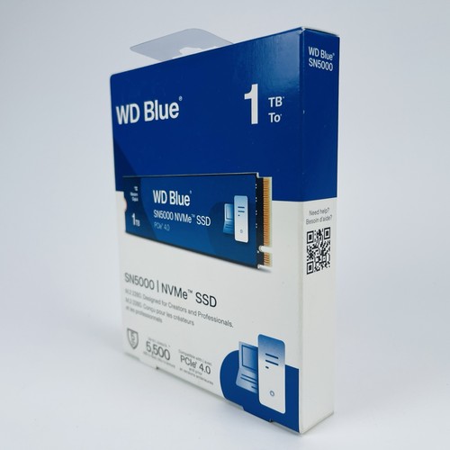 Western Digital WD Blue SN5000 1TB SSD PCIe 4.0 NVMe M.2 2280 PCI-Express 4.0 - Picture 3 of 13