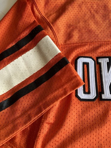 Barry Sanders Oklahoma State Jersey Russell Athletic Collegiate (Sz 56) 1986-88 - Picture 6 of 14