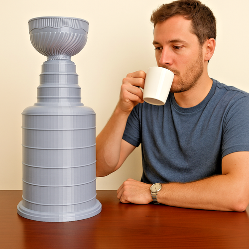 Stanley Cup Replica 20" Display Model | NHL Hockey Fan Geschenk Deko Trophäe - Bild 4 von 7