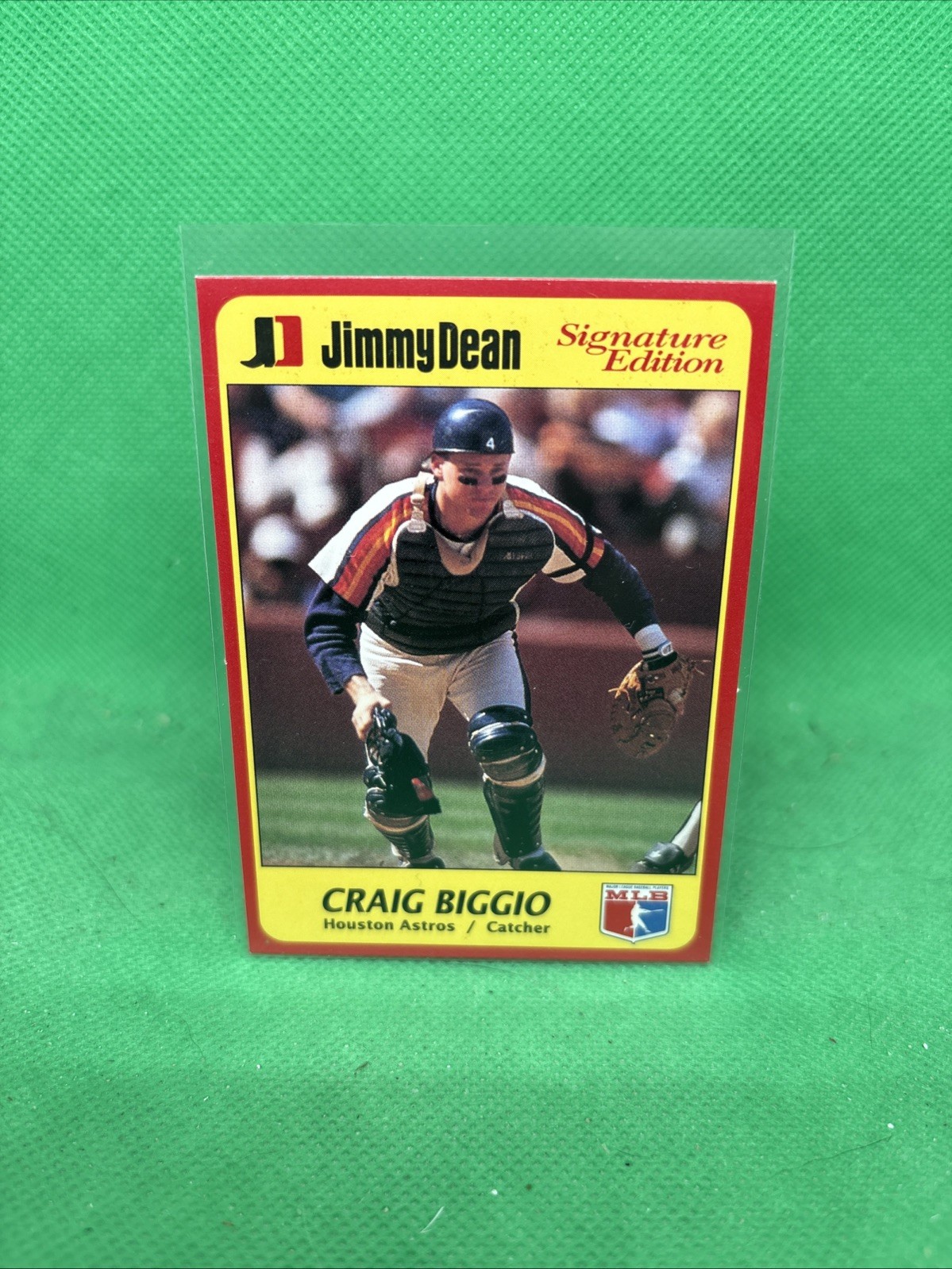 1991 JIMMY DEAN SIGNATURE SERIES CRAIG BIGGIO #16 of 25 Houston Astros HOF