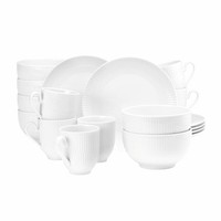 Seltmann Weiden FrüHstüCk-Set 18-Tlg. Amina, Geschirr-Set, Porzellan, Weiß