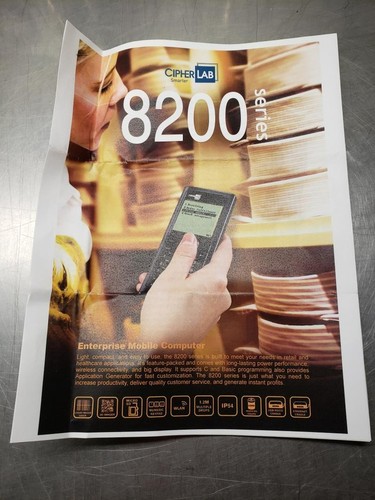Barcode Scanner: CipherLab 8200 Mobile Computer, Ideal For Stock Takes - Picture 1 of 3