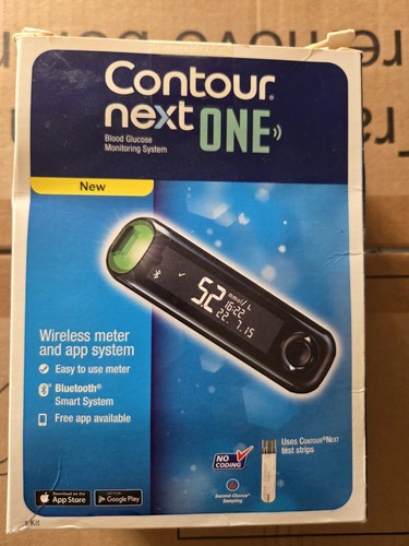Bayer Contour Next One Blood Glucose Meter,Test Strips,Lancing Device,Lancets