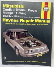 Repair Haynes 68020 Mitsubishi, Cordia, Tredia, Precis, Mirage, Galant 83 - 93