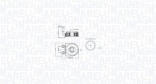 MAGNETI MARELLI Ölkühler Motoröl 350300002500 Aluminium für PEUGEOT 206 2A 306 1