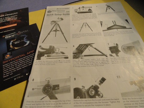 CELESTRON STAR SENSE EXPLORER DX 130AZ TELESKOPSTATIV MIT HALTERUNG & TELEFONDOCK. - Bild 12 von 14