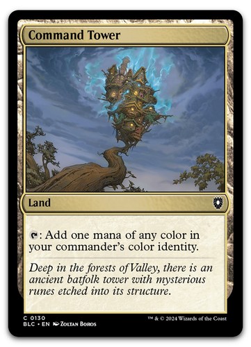 Command Tower #130 (NM) Bloomburrow BLC Magic MTG - Picture 1 of 2