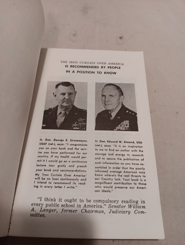 The Iron Curtain Over America By John Beaty Paperback - Picture 7 of 15