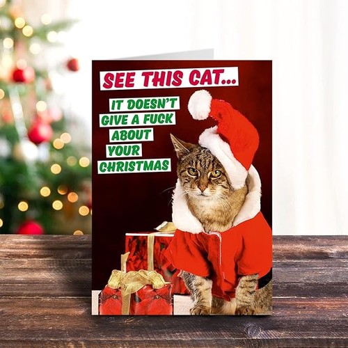 DEAN MORRIS ADULT CHRISTMAS CARDS VERY FUNNY - Picture 60 of 77