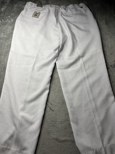 Men's 2pc Walking Suit Short Sleeve Casual Shirt & Pants Set White XXL - Picture 15 of 16
