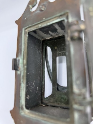 Antique Vintage Art Deco peep hole Speak Easy Door Knocker Brass Pictures, Read - Picture 13 of 23