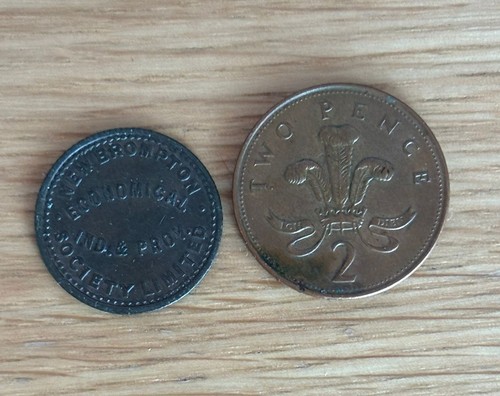 Neu Brompton CO OP TOKEN Coop Token Genossenschaft Sammlerstück - Bild 2 von 3