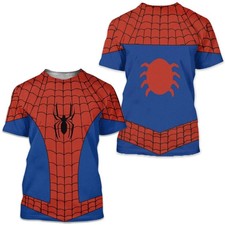 GOOD PRICE- Spider-Man Costume Halloween 3D All Over Print Unisex T-Shirt S-5XL