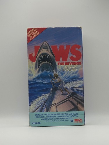 Jaws: The Revenge VHS – MCA Red Label – First Release – Clean, No Mold, Display - Picture 5 of 5