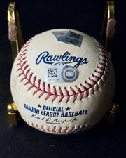 Zack Wheeler Game-Used Pitched Baseball on Jun 11, 2019 - Mets Vs. Yankees