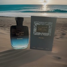 Hawas Malibu By Rasasi Eau de Parfum Perfume Spray for Men 3.4 fl oz 100 ml