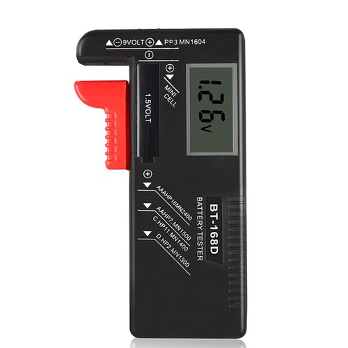 BT-168D Tester Livello Batteria Senza Alimentatore Misura Digitale Ricaricabile - Foto 3 di 6