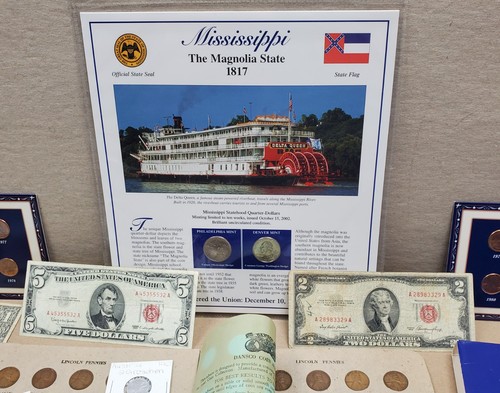 Estate Sale HUGE Auction Lot - U.S. & Foreign Coins + Currency + Proofs + Silver - Picture 2 of 24