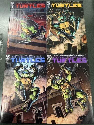 Teenage Mutant Ninja Turtles 1-4 (IDW, 2024) 1:50 Incentive Bundle Robertson NM