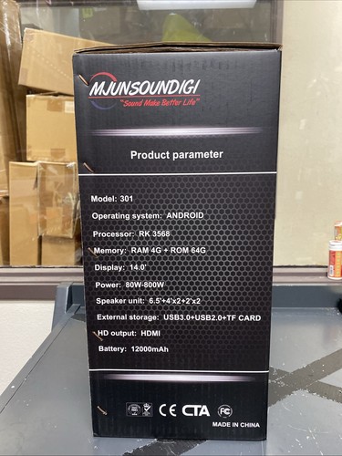 Mjunsoundigi Macchina Karaoke Schermo Canto 14 Pollici HD Touchscreen 2 Microfoni - Foto 4 di 15