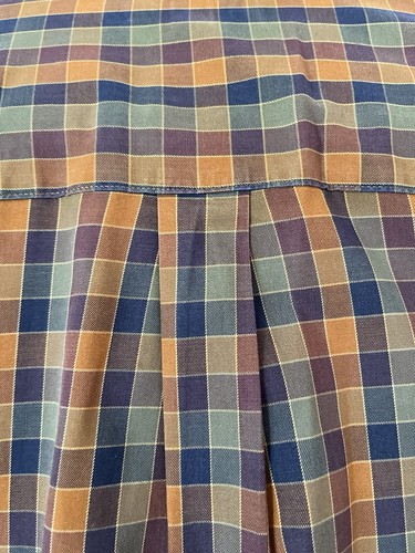 Camisa a Cuadros Grant Thomas Para Hombre Botón Delantero Manga Larga Algodón Naranja Talla GRANDE - Imagen 7 de 19