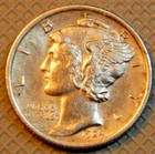 1924 Mercury Dime 90% Silver Philadelphia