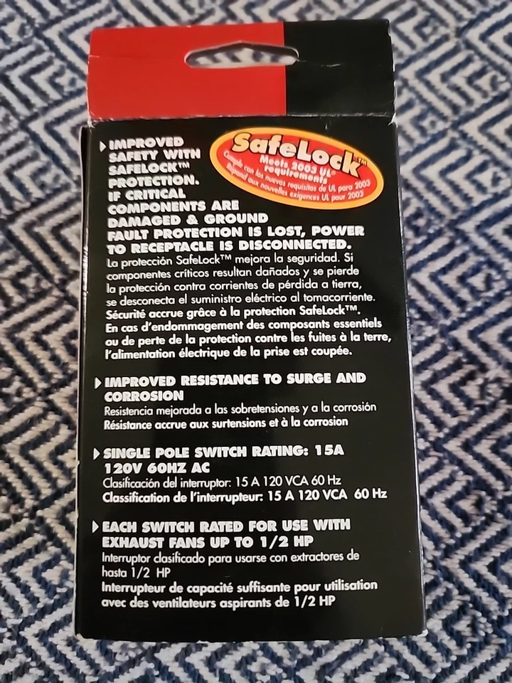 Legrand Pass & Seymour Gfci Outlet Combo/switch Double Interrupteur 125V 120V  - Image 2 of 4