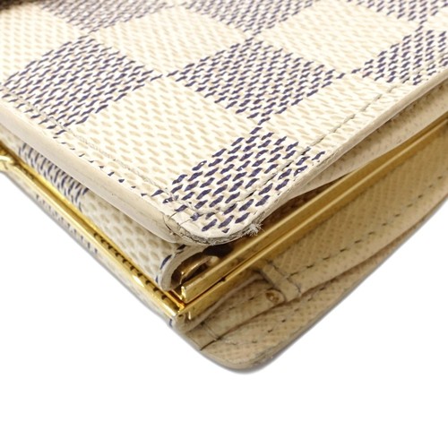Portafoglio Louis Vuitton Damier Azur Bifold Porte Monnaie Biennois N61676/181294 - Foto 4 di 9