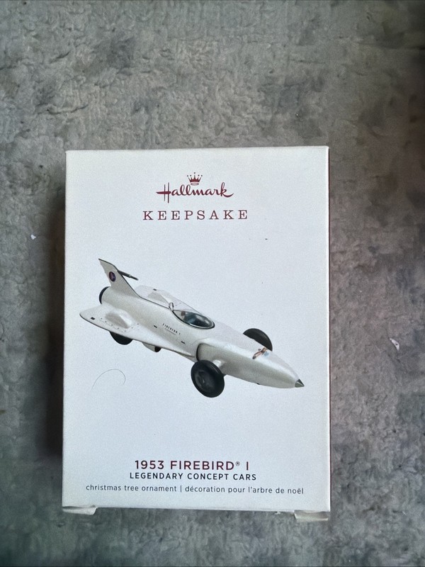 2019 Hallmark 1953 Firebird I 2nd In Legendary Concept Cars Series Ornament NIB