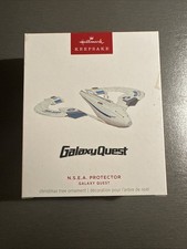 Hallmark Keepsake Christmas Ornament 24 Galaxy Quest NSEA Protector Box dented
