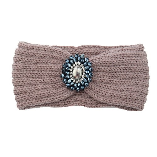 Knot Headband Crochet Jewel Knitted Turban Winter Ladies Ear Warmer Hair Band - Picture 47 of 47