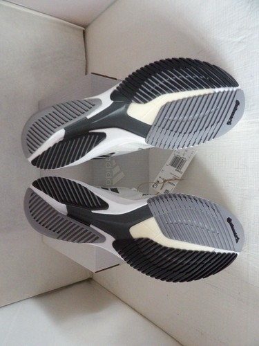 NWOB Authentic ADIDAS ADIZERO ADIOS 7 White/Black Women's Running Shoes Size 9 M - Picture 4 of 11