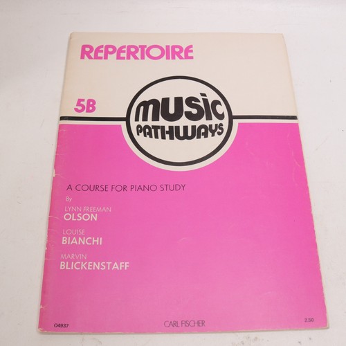 Repetoire Music Pathways 5B Piano Voice Sheet Music 1974 Carl Fischer - Picture 1 of 6