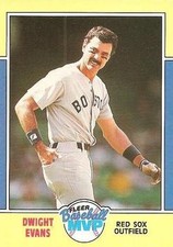 Dwight Evans 1988 Fleer Baseball MVPs 12 Boston Red Sox Baseball Card