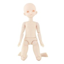 1/6 22 Jointed Unpainted Flexible Blank Doll Body DIY Practice Makeup Nude Body