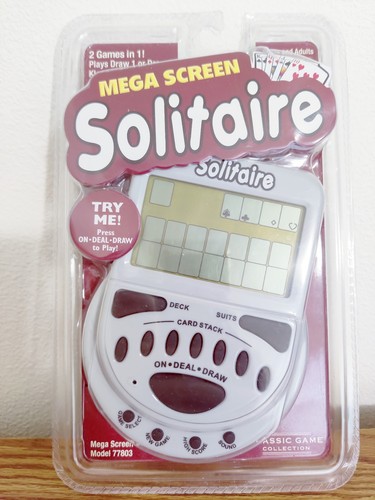 Mega Screen Solitaire 77803 Handheld Electronic Game