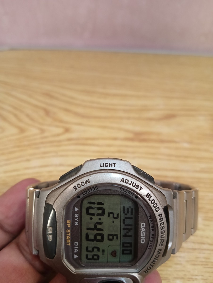 Vintage Casio BP-1B Blood Pressure Monitor Men's Digital