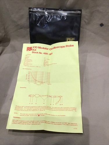 RS X10 Modular Oszilloskop Sonden-Kit 489-661 - Bild 3 von 7