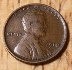 Lincoln Wheat Cent  1910. P VF #9