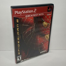 Spider-Man 2 Greatest Hits Sony PlayStation 2 (2005) Game & Case, UNTESTED AS IS