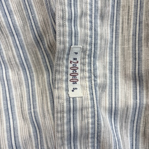 Savane Button Down Shirt Mens Large Striped Soft Wash No Wrinkle Casual Beach - Picture 8 of 8