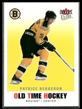 2007-08 Ultra Patrice Bergeron Old Time Hockey #OT28 Boston Bruins