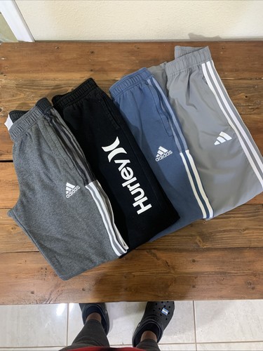 Adidas’s/Hurley Set Of 4 Boys Pants Size XS (Pre-Owned) Excellent
