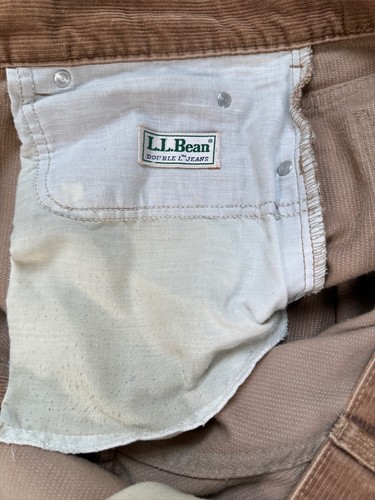 LL Bean Double L Jeans Cordhose Herren 36x32 braun Classic Straight Fit - Bild 11 von 11