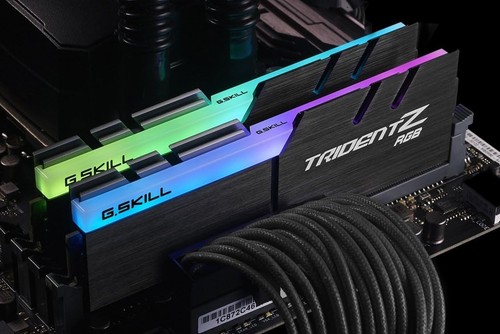 G.Skill compatible Trident Z RGB für AMD, DDR4-3200, CL16-16 GB Dual-Kit, schwar - Picture 3 of 4