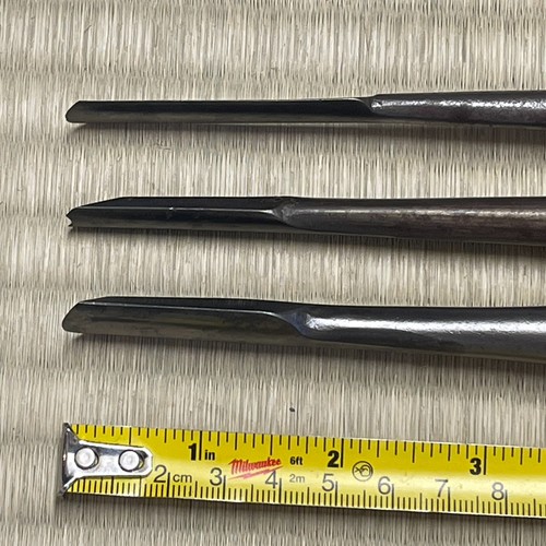 Maru Nomi Sotomaru japanischer langer Stechbeitel #335 geschnitzte Skulptur Zimmermann Holzarbeit - Bild 7 von 19