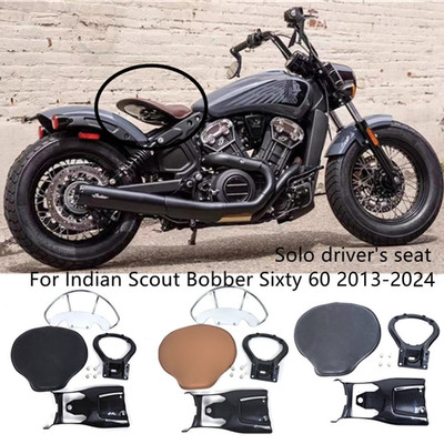 Solo saddle driver single seat For Indian Scout Bobber Sixty Twenty ABS 15-24